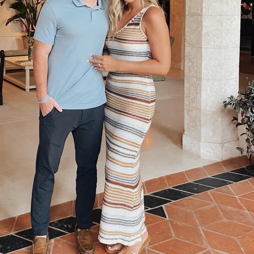 Striped Maxi Dress